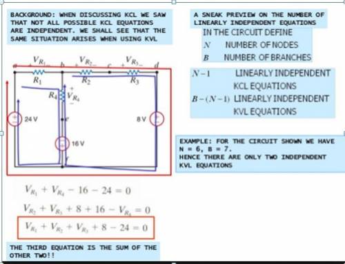 How do i know which kcl &  kvl equations are independent?