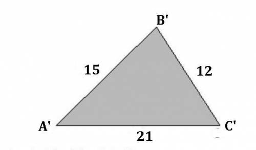 The triangle will be dilated by a scale factor of 1.5.center of dilation(a) calculate the length of