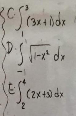 Computing definite integral by appealing to geometric formulas graph the following definite integral