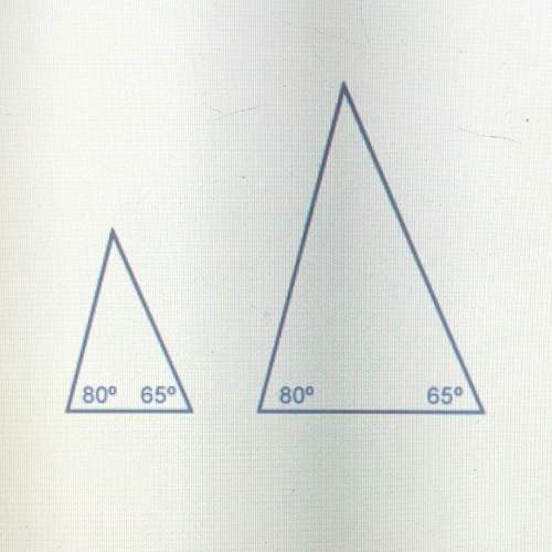 Marking brainliest for original answer.. are these two triangles similar? how can you tell?