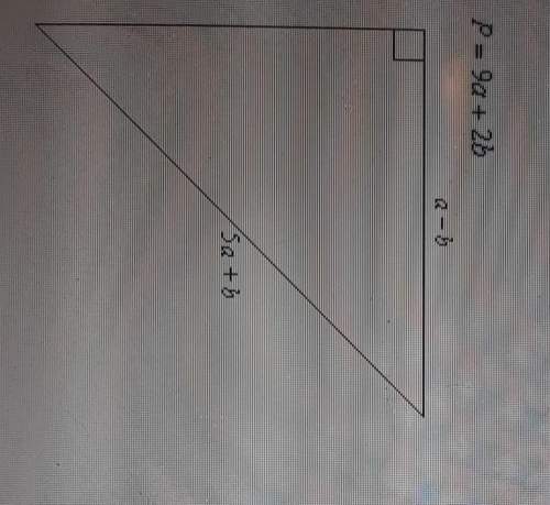 The measurements of two sides of a triangle are given. if p is the perimeter, find the measure of th