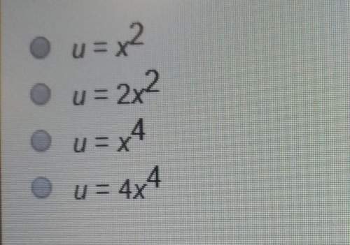 What substitution should be used to rewrite 4x^4-21x^2+20=0 as a quadratic equation