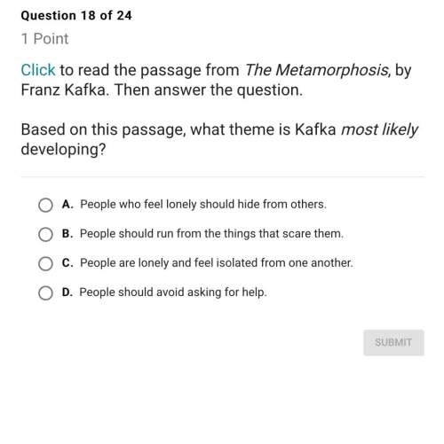 Based on the passage what theme is kafka most likely developing ?