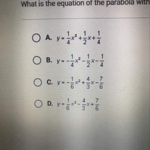What is the equation of the parabola with focus (-1,-1) and directrix y=1?