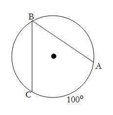 Find the measure of ∠cba. a) 25° b) 50° c) 75° d) 100° e) none of the above