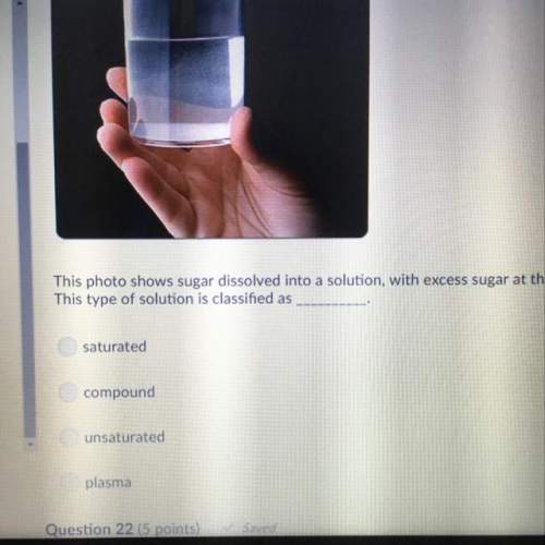 This photo shows sugar dissolved into a solution, with excess sugar at the bottom of the jar this ty
