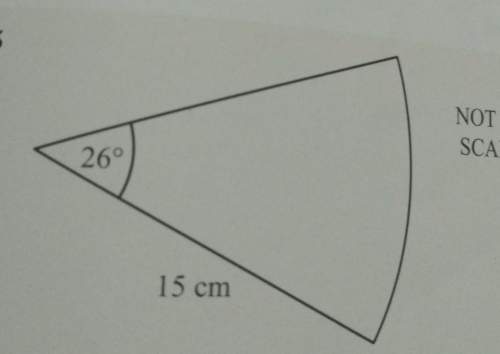The diagram shows a sector of a circle with radius 15 cm.calculate the perimeter of this sector.