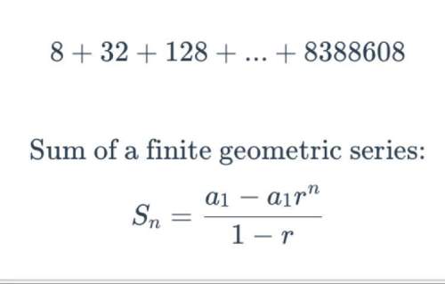 Find the sum of the following series. round to the nearest hundredth if necessary.