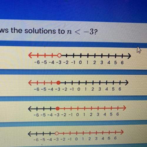 Asap ! need to get test done quickly! ty in advance. which number line shows the solutions to n &amp;l