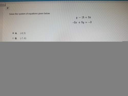 Solve the system of equations given below