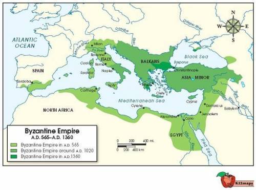 Which of the following was part of the byzantine empire in 565 a.d. (ce) and 1360 a.d. (ce)?  consta