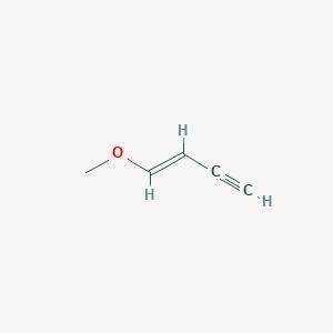 Identify the following compound from its IR and proton NMR spectra. C5H6O: IR: 3300 (sharp), 2102, 1