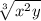 \sqrt[3]{x^2y}