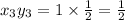 x_3y_3=1\times \frac{1}{2}=\frac{1}{2}