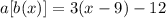 a[b(x)]=3(x-9)-12