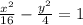 \frac{x^{2}}{16} -\frac{y^{2}}{4}  =1