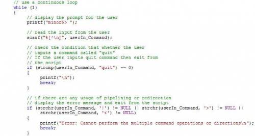 In this assignment, you will write a complete C program that will act as a simplecommand-line interp