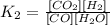 K_2=\frac{[CO_2][H_2]}{[CO][H_2O]}