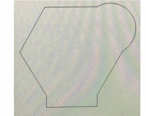 How can you decompose the composite figure to determine its area? •as a circle, two trapezoids, and
