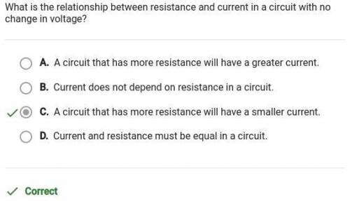What is the relationship between resistance and current for a given voltage? As resistance increases
