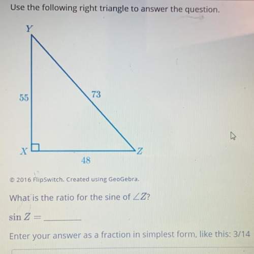 What is the ratio for the sine of z ?