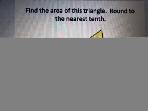 Can someone me find the area of this triangle