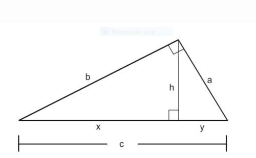 Refer to the figure to complete the proportion b/x=? /b