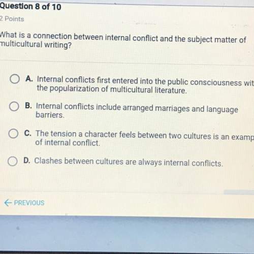 What is a connection between internal conflict and the subject matter of multicultural writing?