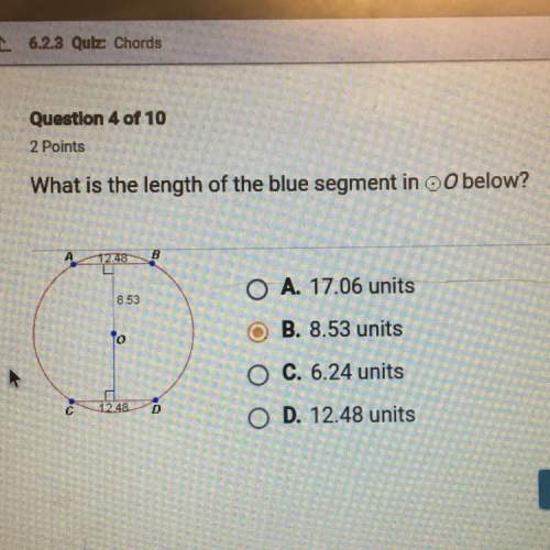 What is the length of the blue segment in o below?