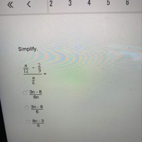 (n//9)/(n/6)=?  3n-8/6n 3n-8/6 8n-3/6 simplify
