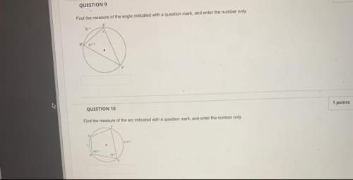 Answer 9 and 10 geometry solving for missing angle