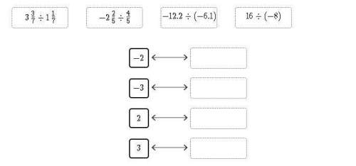 Drag the tiles to the correct boxes to complete the pairs. match each division expression to i