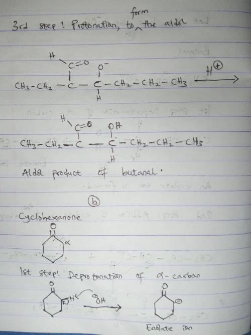 Example 19.1 Aldol Reaction Draw the product of the base-catalyzed aldol reaction of each compound.