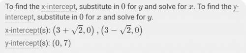Y=x^2-6x+7 from algebra nation