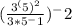 (\frac{3^(5)^2}{3*5^-1} )^-2
