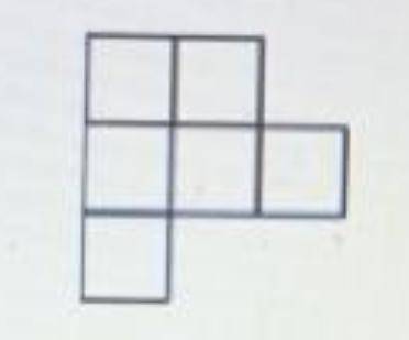 Each of the figures below is made up of six squares three of the figures can be folded on the lines