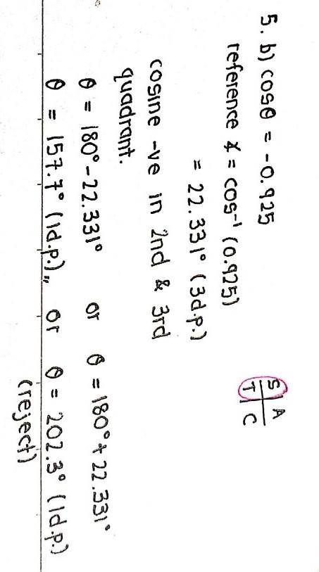 Hi:) for 5(b) , I got 157.7 & 22.3 but in the answer key, the only correct answer is 157.7. I th