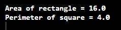 1. Write a pair of classes, Square1 and Rectangle1. Define Square1 as a subclass of Rectangle1. In a