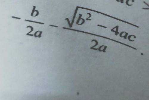 Quadratic formula fo find the solution of 0 = 3 x 2 - 4x + 1