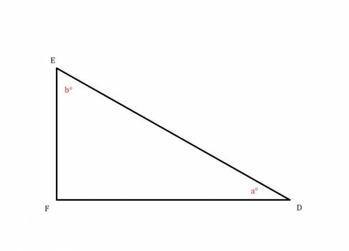 A triangle was dilated by a scale factor of 6. If sin a° = four fifths and segment DE measures 30 un