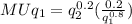 MUq_1= q_2^{0.2}(\frac{0.2}{q_1^{0.8}})\\\\