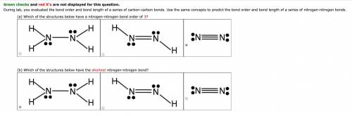 During lab, you evaluated the bond order and bond length of a series of carbon-carbon bonds. Use the