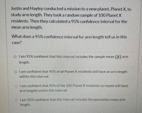 Justin and Hayley conducted a mission to a new planet, Planet X, to study arm length. They took a ra