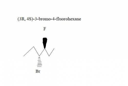 A student was given a sample containing a mixture of stereoisomers of 3-bromo-4-fluorohexane that wa
