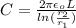 C=\frac{2\pi \epsilon_o L}{ln(\frac{r_2}{r_1})}