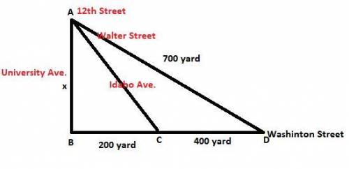 PROBLEM SOLVING

21. CITY MAP On the map below, Idaho Avenue bisects the angle between
University Av