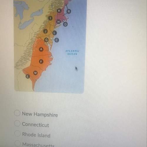 Which new england colony is labeled d ?