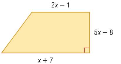 Write an expression to represent the area of the figure. a)5x^3 + 24.5x^2 + 70.5x + 56