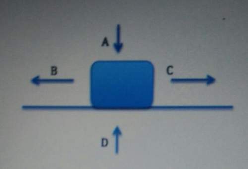 Looking at the free body diagram and the data given in the previousproblem, what letter repres