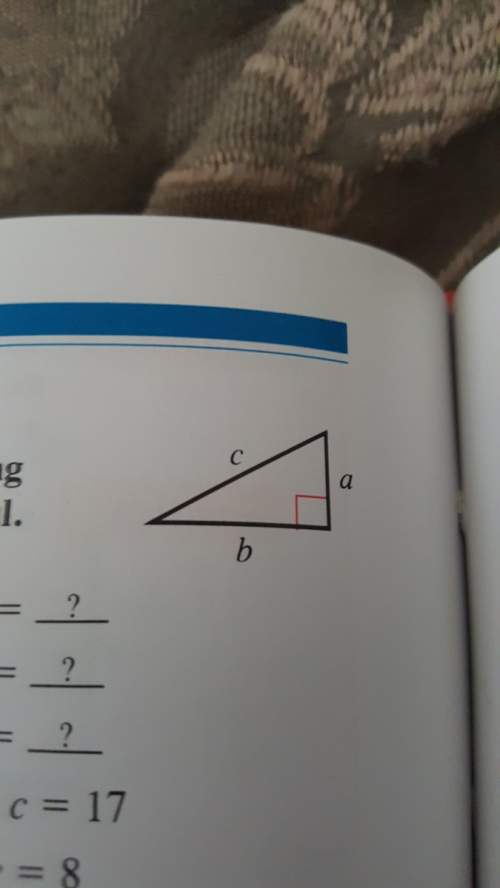 Refer to the diagram of a right triangle to solve this problem : find a and b correct ro the neares
